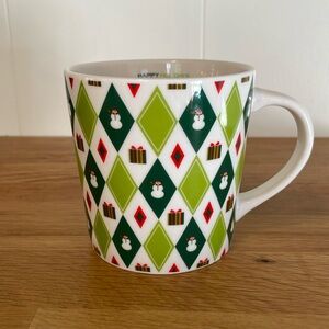 2003 Starbucks Argyle Holiday Mug